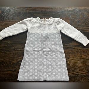 Snowflake knit sweater dress- Janie and Jack
